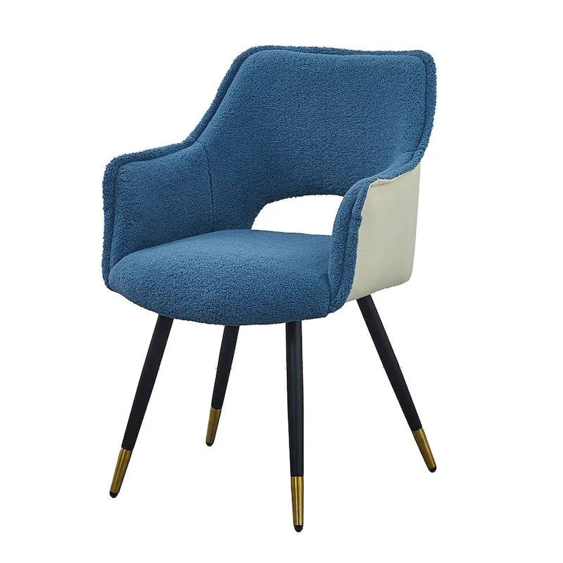 Blauwe moderne accentstoelen van 23.2 inch (set van 2)