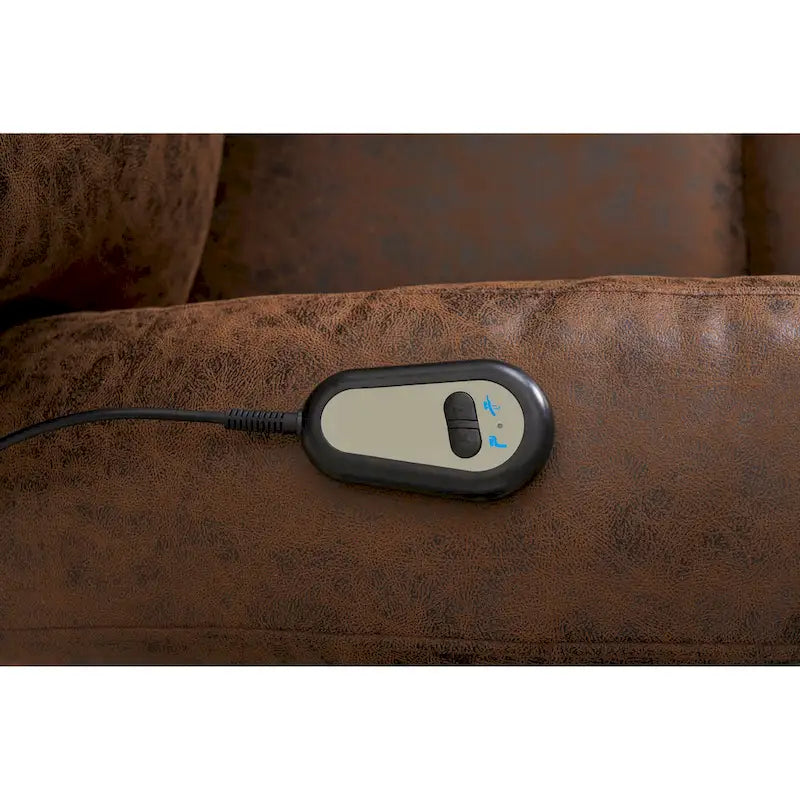 Sillón reclinable elevador eléctrico con masaje y calor para personas mayores, reclinable ancho y acolchado, de alta resistencia