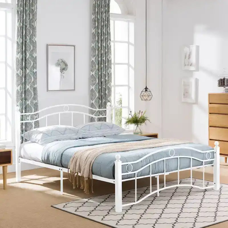 Contemporary Iron Bed Frame