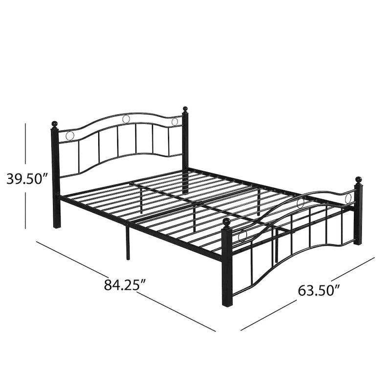 Contemporary Iron Bed Frame