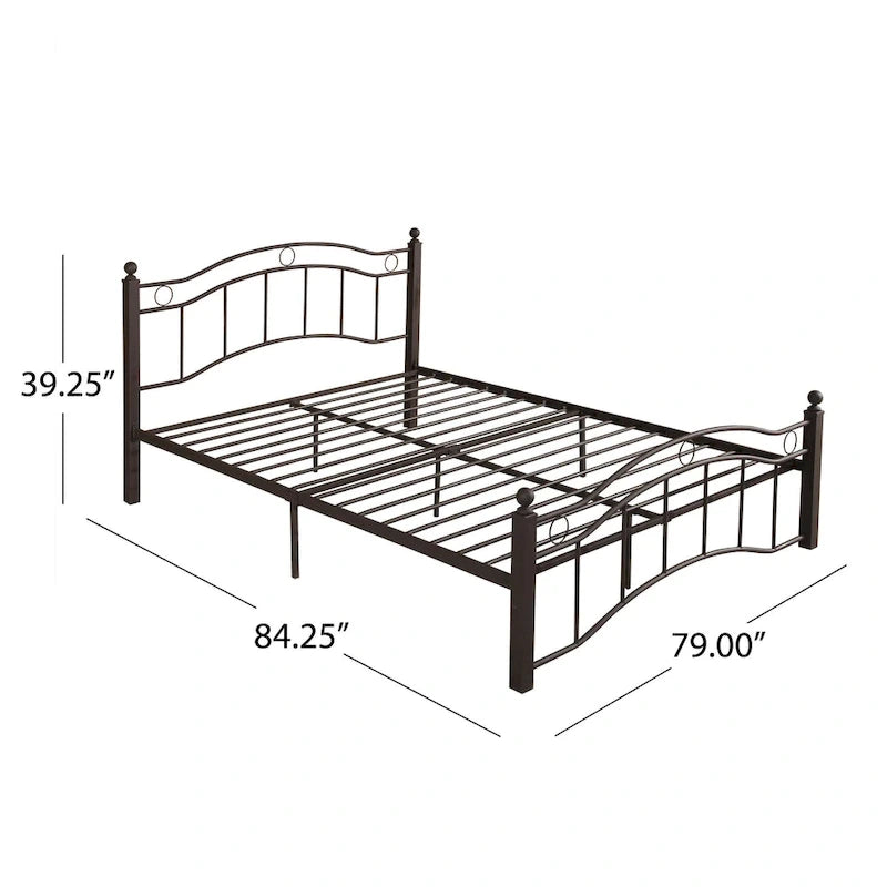 Contemporary Iron Bed Frame