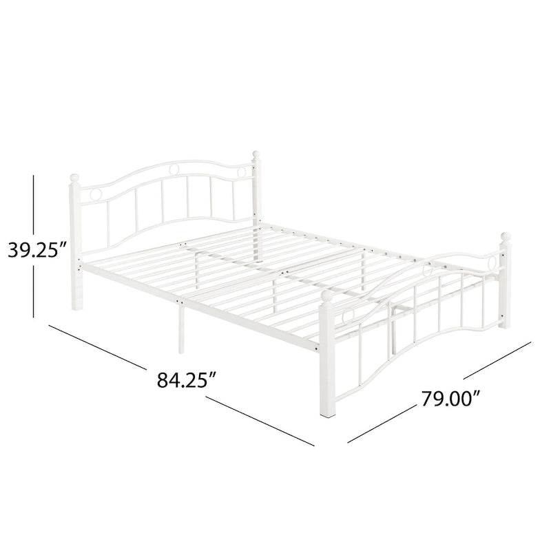 Contemporary Iron Bed Frame