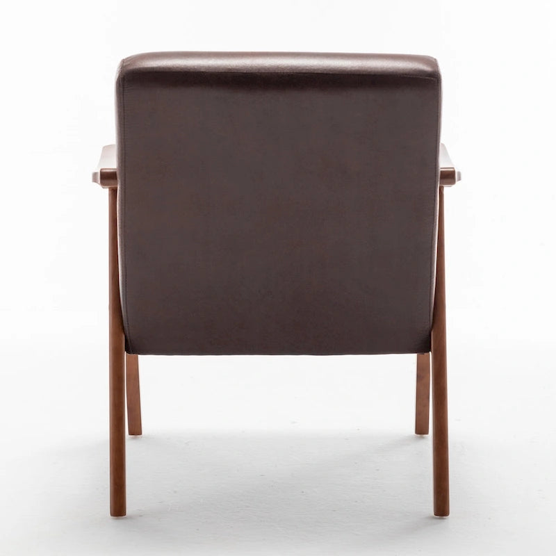 Silla decorativa de microfibra de 26.37" de ancho