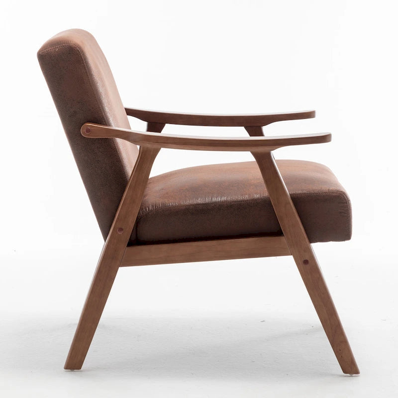 Fauteuil d'appoint en microfibre de 26.37" de largeur