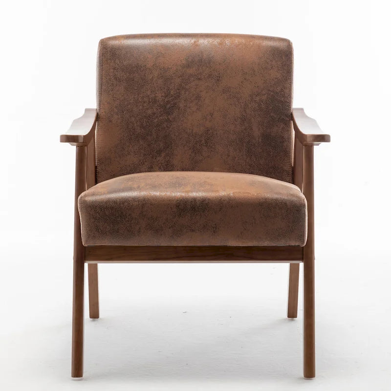 Fauteuil d'appoint en microfibre de 26.37" de largeur