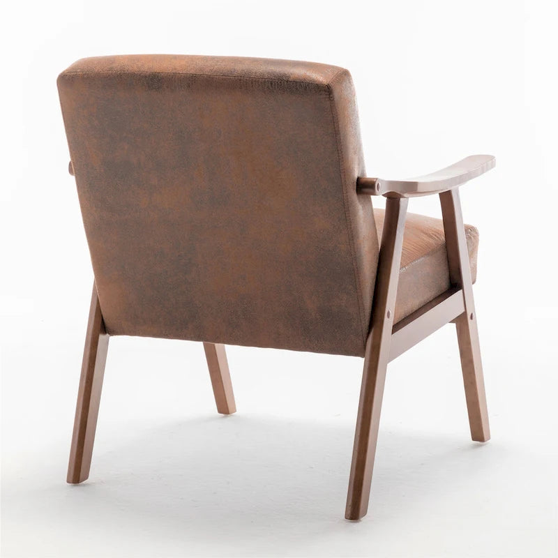 Fauteuil d'appoint en microfibre de 26.37" de largeur
