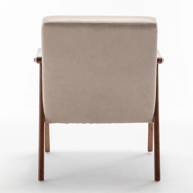 Fauteuil d'appoint en microfibre de 26.37" de largeur
