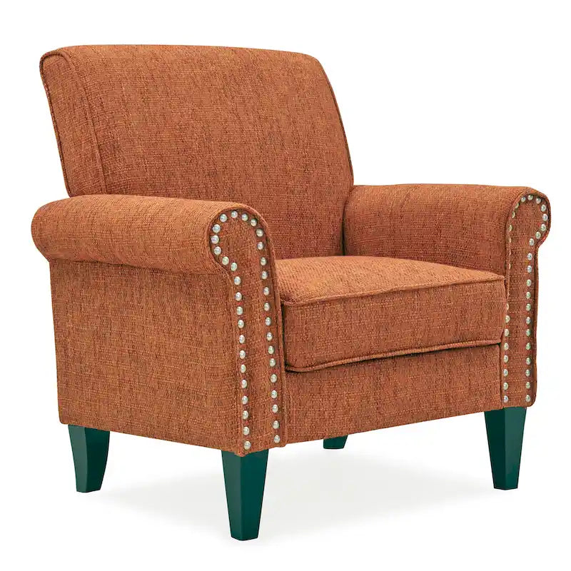 Sillón con brazos enrollados