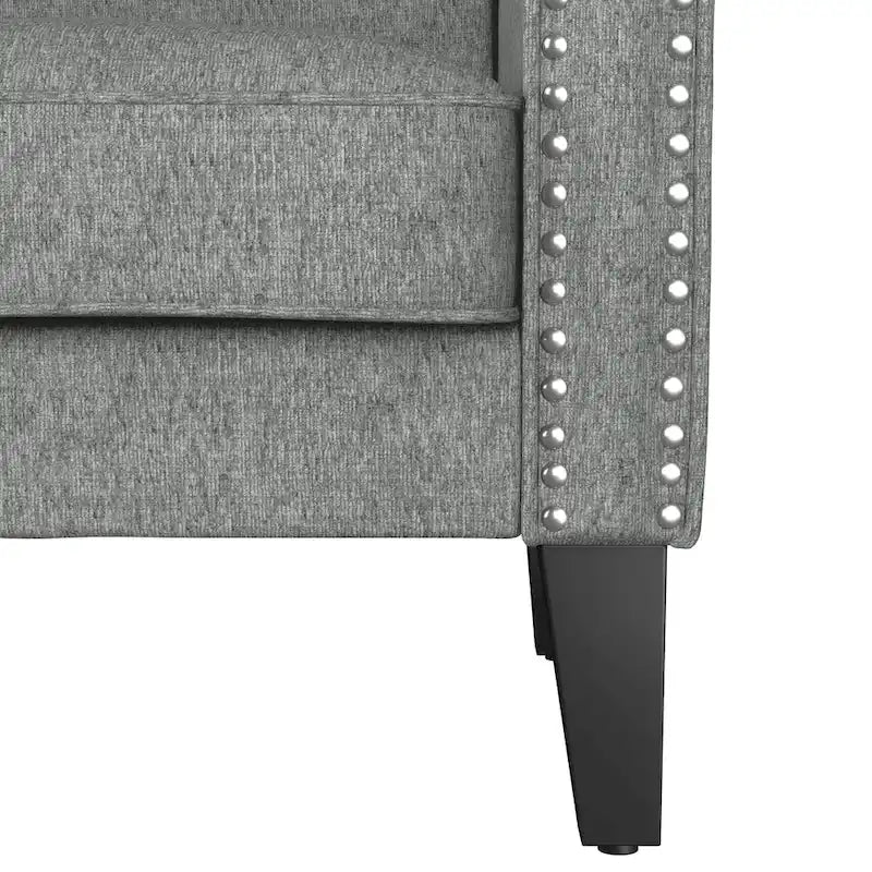 Sessel mit gerollten Armlehnen