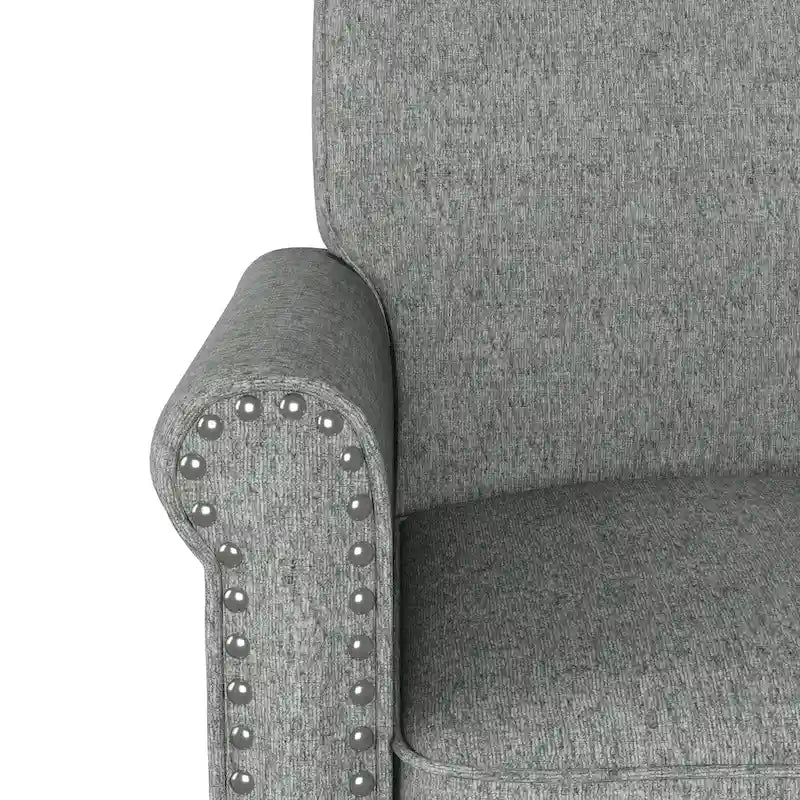 Sessel mit gerollten Armlehnen