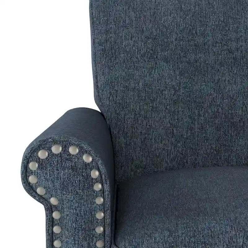 Sessel mit gerollten Armlehnen
