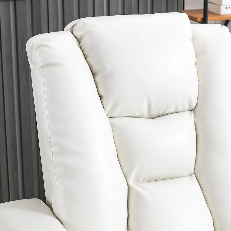 Poltrona reclinabile in pelle per home theater