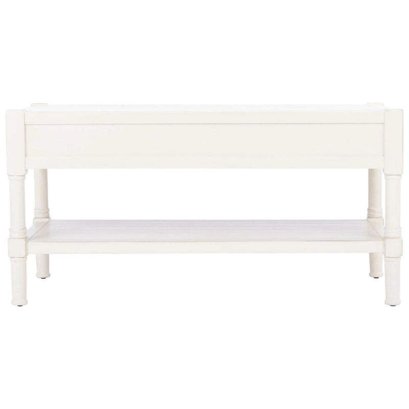 Mesa de centro con 2 cajones y estante inferior - 37.8"W x 19"D x 19"H