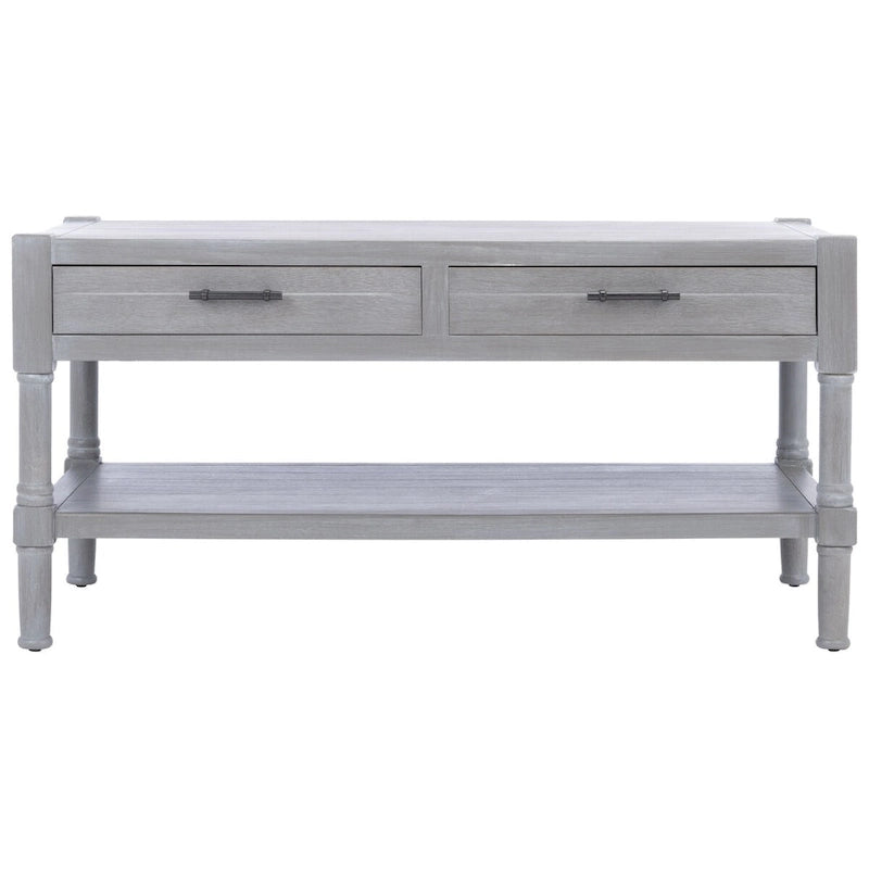 Mesa de centro con 2 cajones y estante inferior - 37.8"W x 19"D x 19"H