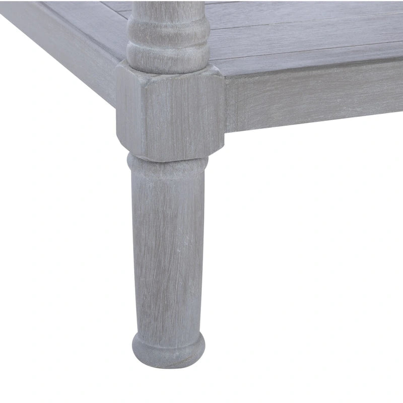 Mesa de centro con 2 cajones y estante inferior - 37.8"W x 19"D x 19"H