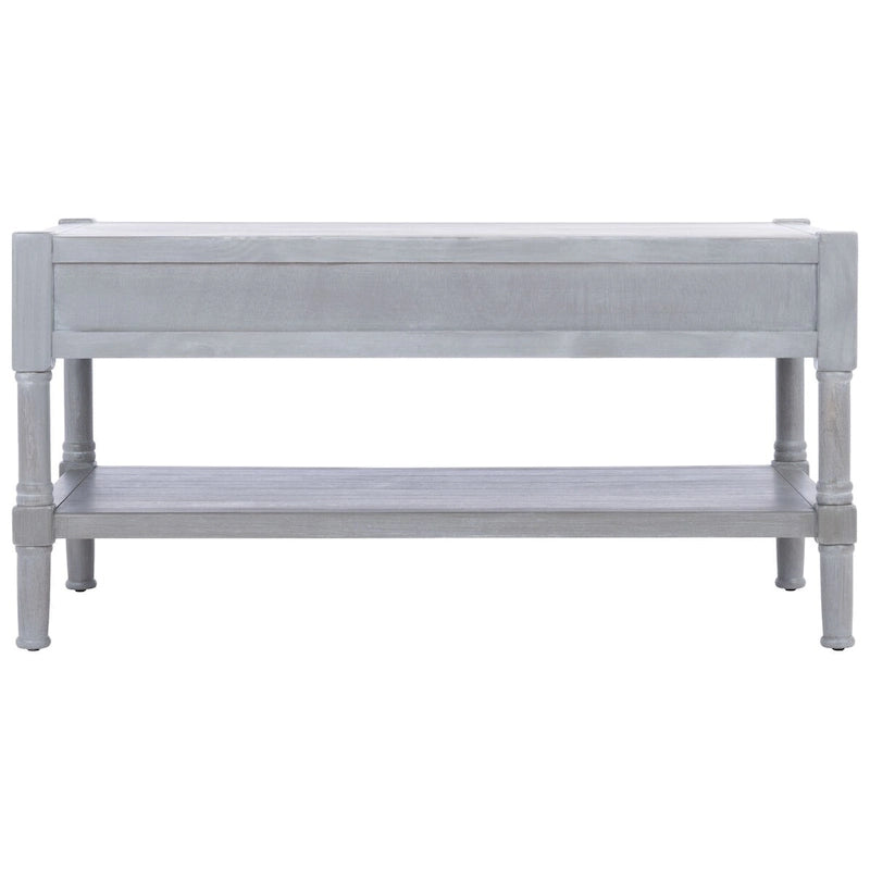 Mesa de centro con 2 cajones y estante inferior - 37.8"W x 19"D x 19"H