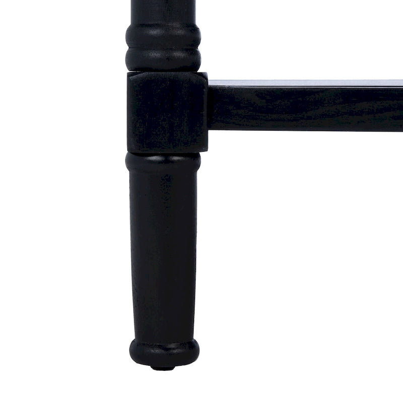 Mesa de centro con 2 cajones y estante inferior - 37.8"W x 19"D x 19"H