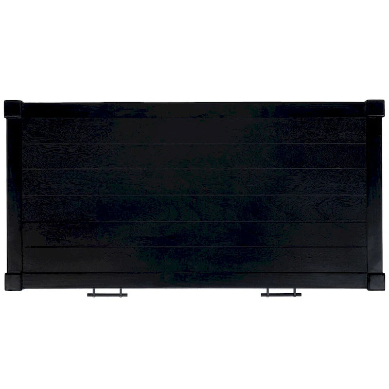 Mesa de centro con 2 cajones y estante inferior - 37.8"W x 19"D x 19"H