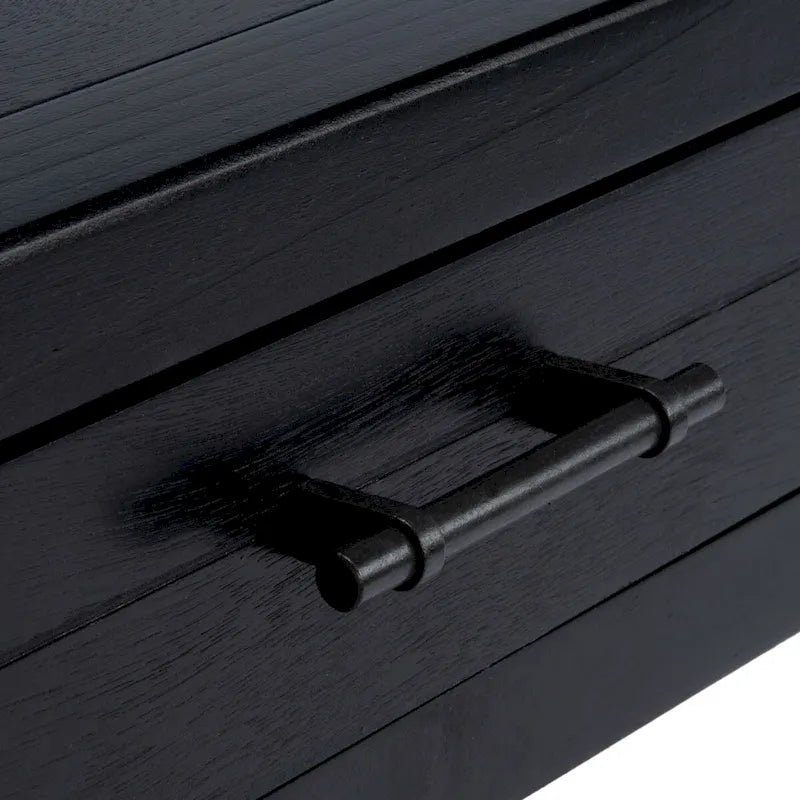Mesa de centro con 2 cajones y estante inferior - 37.8"W x 19"D x 19"H