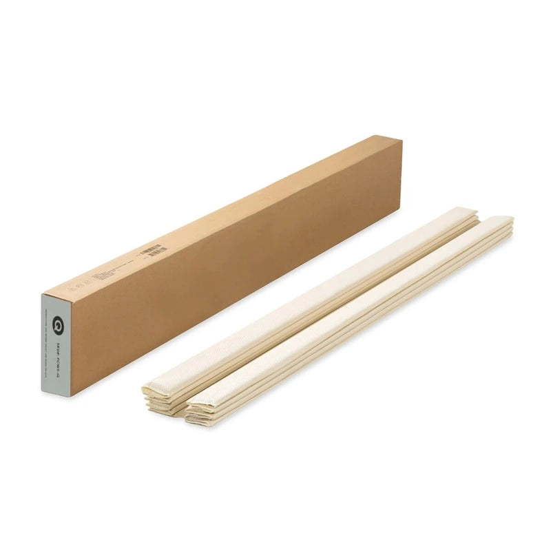 Tablero de listones de repuesto de madera revestido de tela (solo listones)